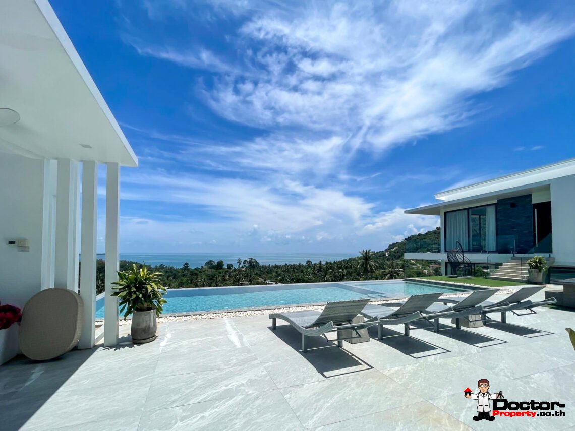Stunning 7 Bedroom Sea View Villa – Chaweng Noi – Koh Samui – for sale